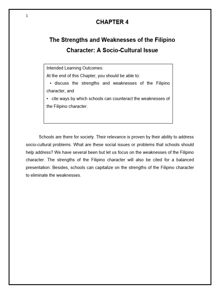 chapter-4-the-strenghts-and-weaknesses-of-the-filipino-character-a