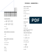 2023 1PYSI10A Exam Semester1 FormulaSheet