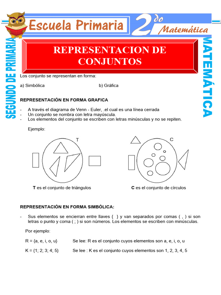 Representacion de Conjuntos para Segundo de Primaria | Descargar gratis ...
