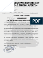 Chisom Medical Report