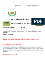 1A-Maths Leçon-07 SYSTEMES LINEAIRES