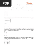 JEE - Physics - Wave Optics