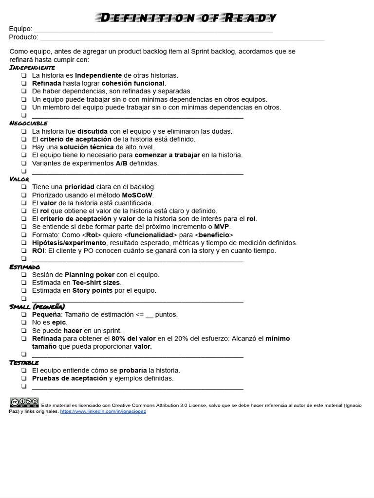 [ES]Template Definition of Ready PDF