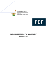 National Protocol For Assessment Grades R - 12