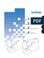 Brother HS1000/XR7700 Sewing Machine Instruction Manual