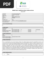 HMI 6102 - Healthcare Policy Politics and Law - 2024 Final