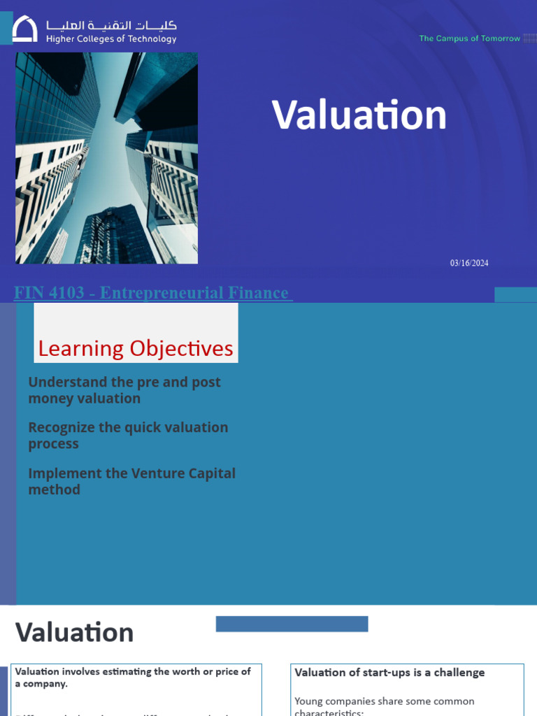 Startup Valuation Essentials | PDF | Valuation (Finance) | Corporate ...