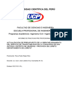 Informe Preliminar de Practica Percy Roja