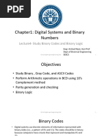 Lecture4 Chapter1 - Binary - Gray, and ASCII Codes