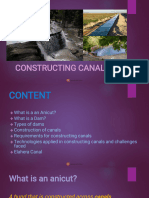 Construction of Dams and Canals
