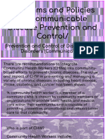 8 H3 Programs and Policies Agencies On Communicable Disease Prevention and Control