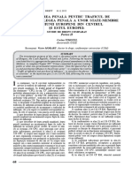 Răspunderea Penală Pentru Traficul de Influenţă În Legea Penală A Unor State-Membre Ale Uniunii Europene Din Centrul Şi Estul Europei