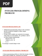 Integer Programming Problem