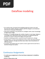 Dataflow Modelling