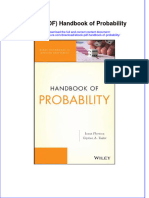 Handbook of Probability Full Chapter PDF