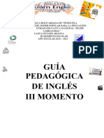 Guia Pedagogica de Ingles 1er Año