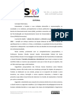 Editorial: Vol. 28, N. 1, Jan/jun, 2022 ISSN: 2179-6807 (Online)