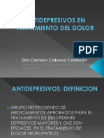 Antidepresivos en Tratamiento Del Dolor