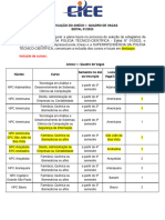 Retificação Do Anexo I - Quadro de Vagas