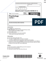 June 2022 QP - Paper 1 Edexcel Psychology GCSE