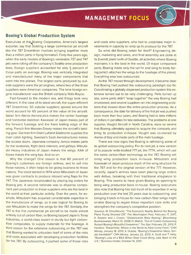 Boeing Case Study Pdf