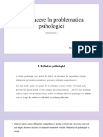 Fundamentele Psihologiei Seminarul 2 - Introducere În Problematica Psihologiei