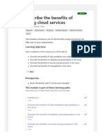II. Describe The Benefits of Using Cloud Services