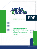 Administrativo - Organização Administrativa (Administração Direta e Indireta) - Revisado Até 08.01.2024