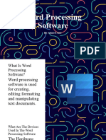 Word Processing Software