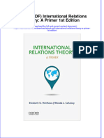 International Relations Theory A Primer 1St Edition Full Chapter PDF