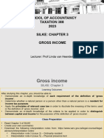 Taxation 388, Chapter 3 Gross Income, 2023, Student