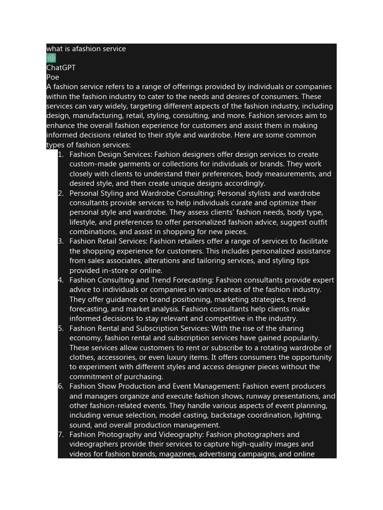 Forecasting 101 Pdf Fashion Consumer Behaviour