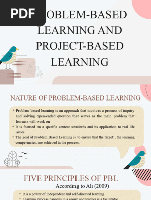 Lesson 2 Problem-based Learning and Project Based Learning