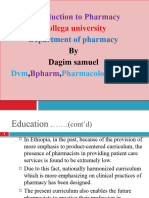 Introducation To Pharmacy