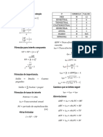 Fórmulas Ing Economica