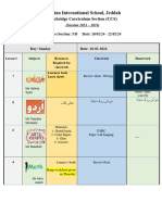 Wk6 5-D Weekly Schedule