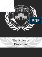 The Rules of Procedure For Model UN
