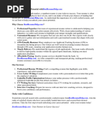 CV Examples Uk Work Experience | PDF | Résumé | Experience