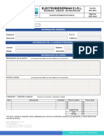 Formato Reporte de Averia