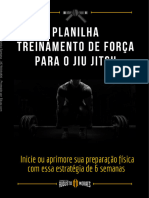 Planilha Treino de Forca BJJ