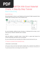 Visualize EBITDA With Excel Waterfall Charts