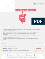 1 - Drugs Used in Peptic Ulcer (Final)