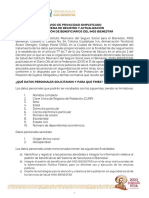 Aviso de Privacidad Simplificado