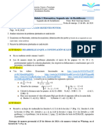 GUIA SEMANA 3 MATEMÁTICA 2o. AÑO