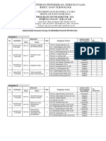 Jadwal Kuliah S3 PW Semester Genap 2023-2024