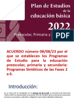 Presentación - Plan y Programas de Estudio 2022 - Parte 1