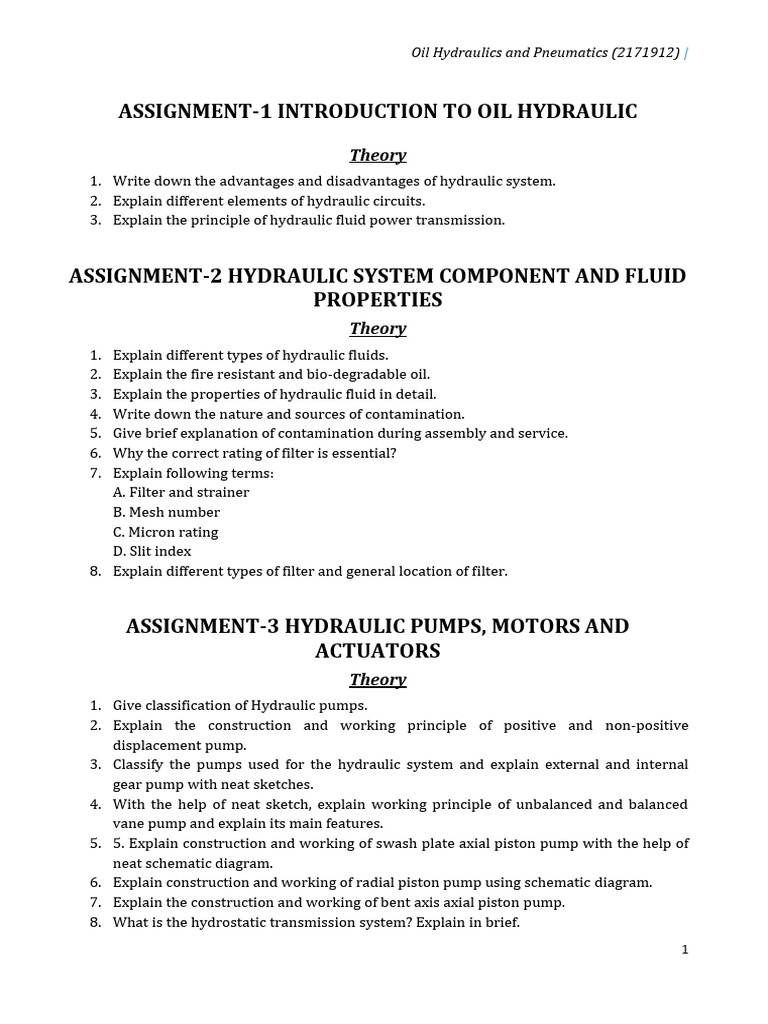 Hydraulic & Pneumatic Systems Guide | PDF | Valve | Pump