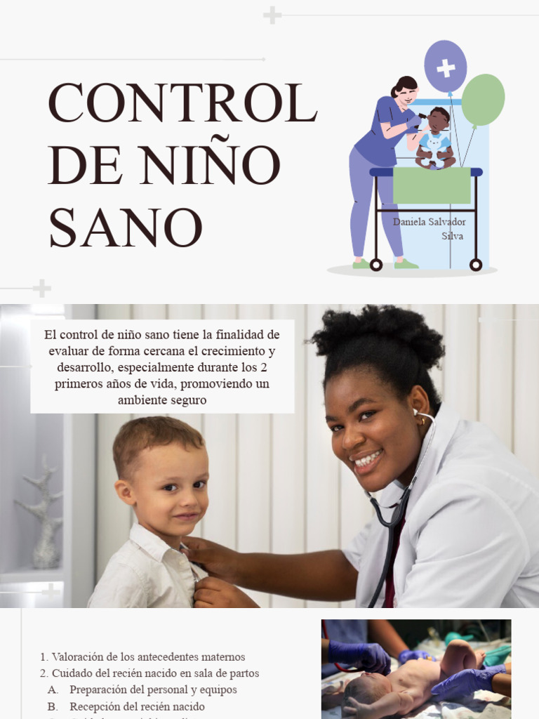 Control de Niño Sano | PDF | Infantes | Medicina