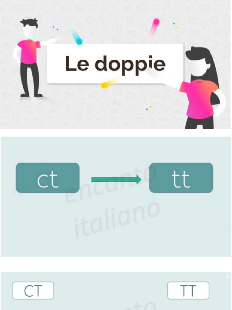 Le Doppie in Italiano | PDF