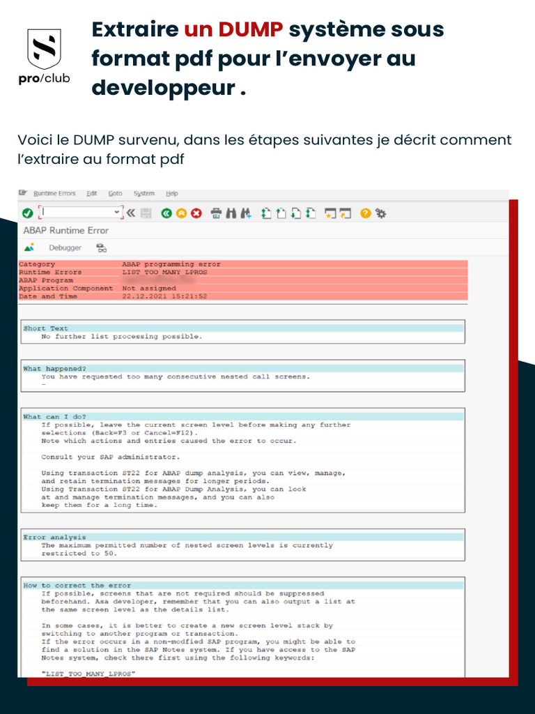 Extraction d'un DUMP au format PDF | PDF | Évolution de carrière ...
